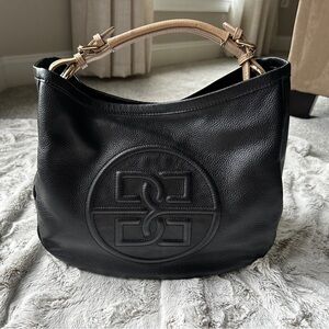 Bolvaint PARIS black pebbled leather shoulder bag